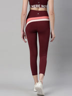 Enamor Athleisure-Dry Fit High Waisted with Antimicrobial & Sweat Wicking Activewear Solo Leggings for Womens-A602 (A602_Dry Blo