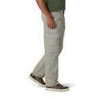 Wrangler Authentics Men's Twill Relaxed Fit Cargo Pant (Logan), Khaki Dust, 34W x 29L