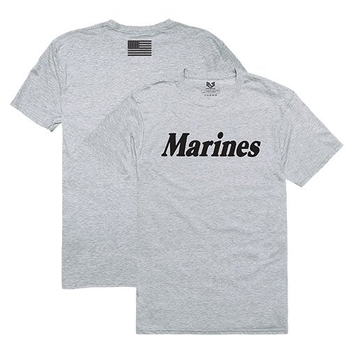 Relaxed Graphic T's, Marines, H.Grey, L