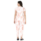 Om Sai Latest Creation Night Suit Set for Women Rayon, Night Dress, Lounge Wear,Printed Rayon,Top and Capri Set for Women, Print