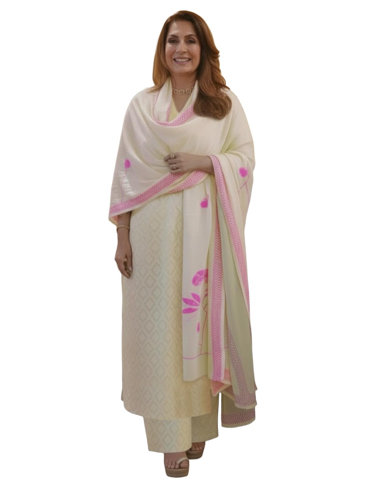 ANNI Designer Womens Rayon Blend Straight Printed Kurta with Palazzo & Dupatta (MASUMI BLUE-VKS03_XXL_Blue_XX-Large)