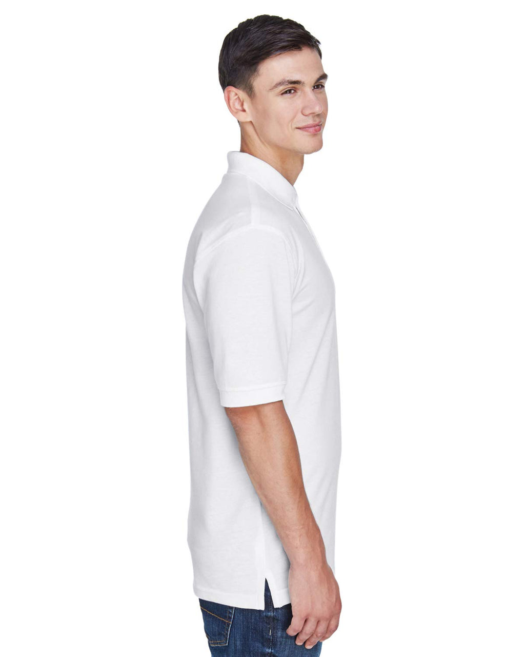 Mens 56 oz Easy BlendPolo - WHITE - XS(D0102H768JJ)