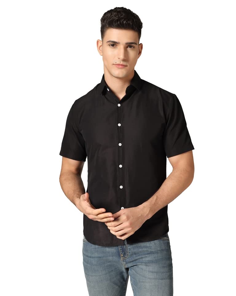 OM SAI LATEST CREATION Shirt for Men || Opaqu Cotton Shirts for Men || Regular Fit Solid Shirts for Men || Spread Collar & Half 
