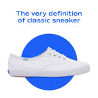 Keds Women's Champion Lace Up Sneaker, Black/Black Canvas, 6.5