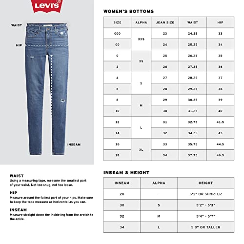 Levi's Womens 311 Shaping Skinny Maui Views 31 30
