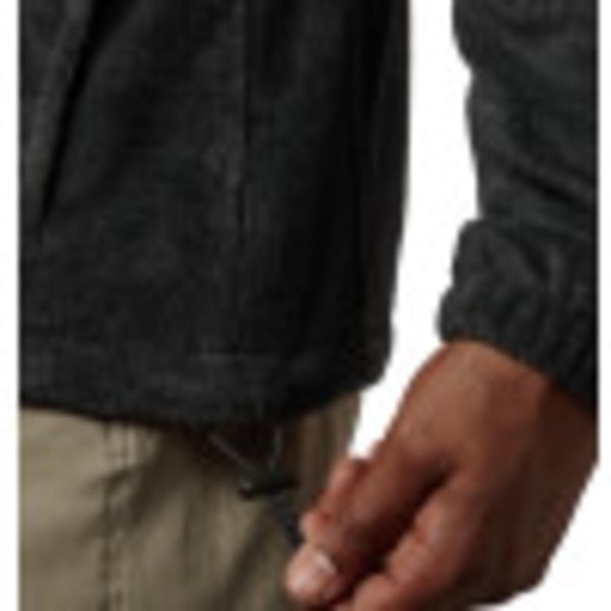 Mens Steens Mountainull-Zip 20 Fleece - BLAcK - S(D0102H7M94P)
