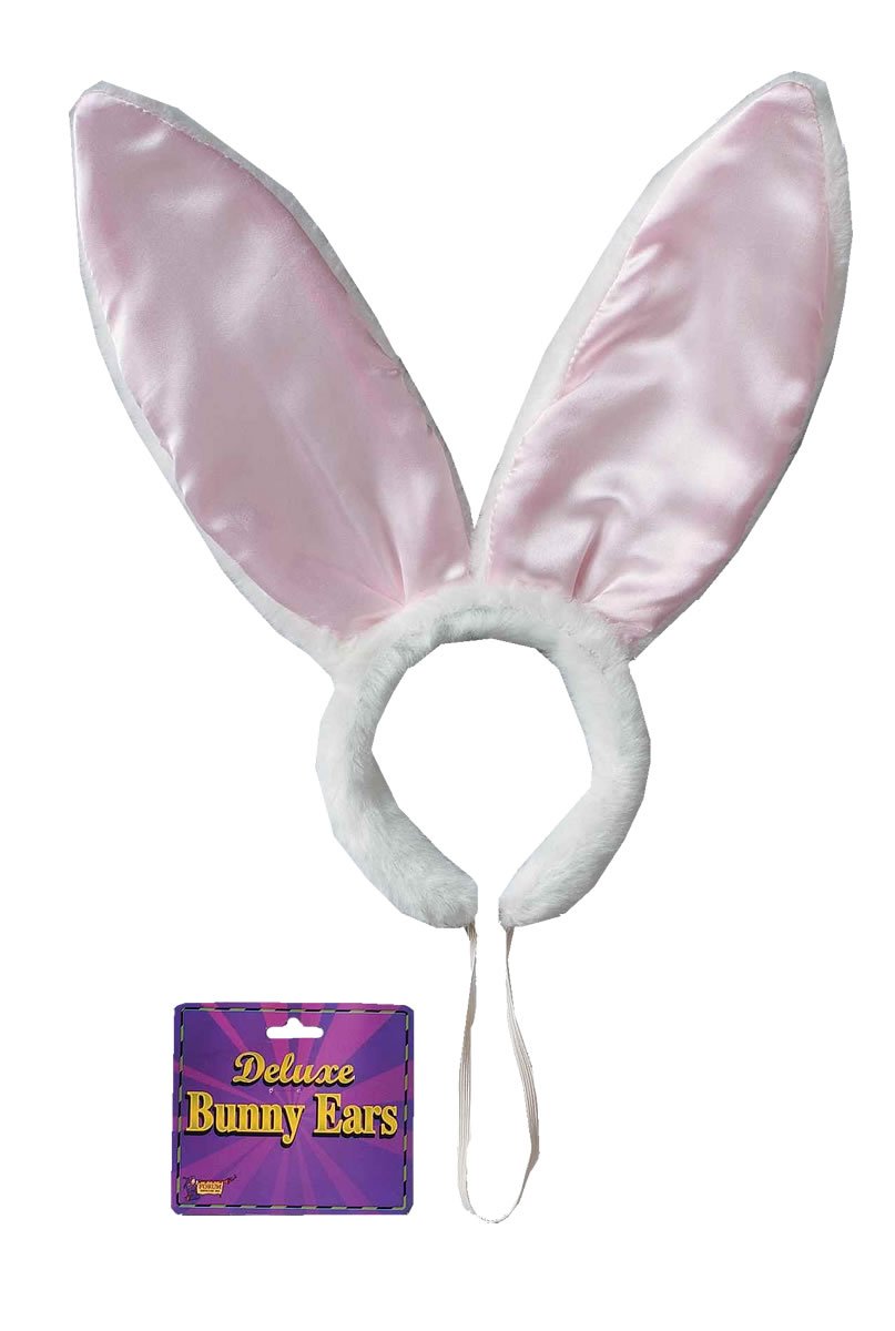 Forum Novelties Deluxe Satin Plush Costume Bunny Ears
