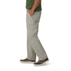 Wrangler Authentics Men's Twill Relaxed Fit Cargo Pant (Logan), Khaki Dust, 34W x 29L
