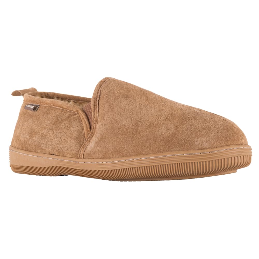 Lamo Sheepskin P104M-CNT-10 Mens Romeo Slipper  Chestnut - Size 10