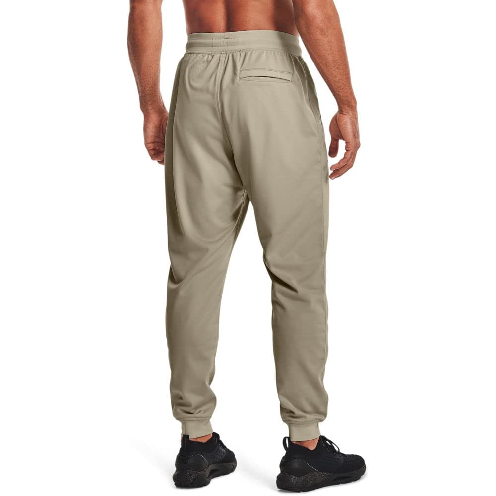 Under Armour Men's Sportstyle Tricot Joggers , Khaki Base (289)/Black, 3X-Large
