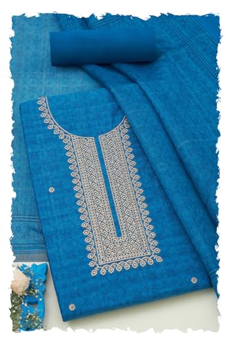 Soch Women Chanderi Embroidered Unstitched Dress Material with Sequins
