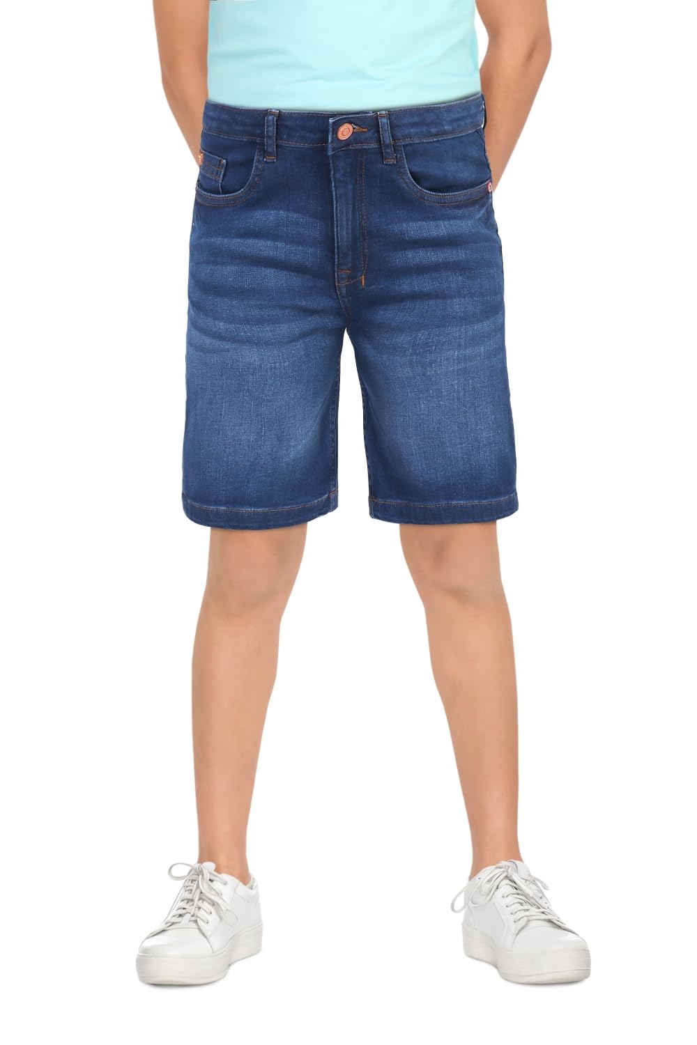 Allen Solly Boys Regular Fit Solid Casual Cotton Polyester Shorts