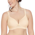 Enamor F065 Invisible Neckline T-Shirt Bra -Padded, Wirefree & High Coverage
