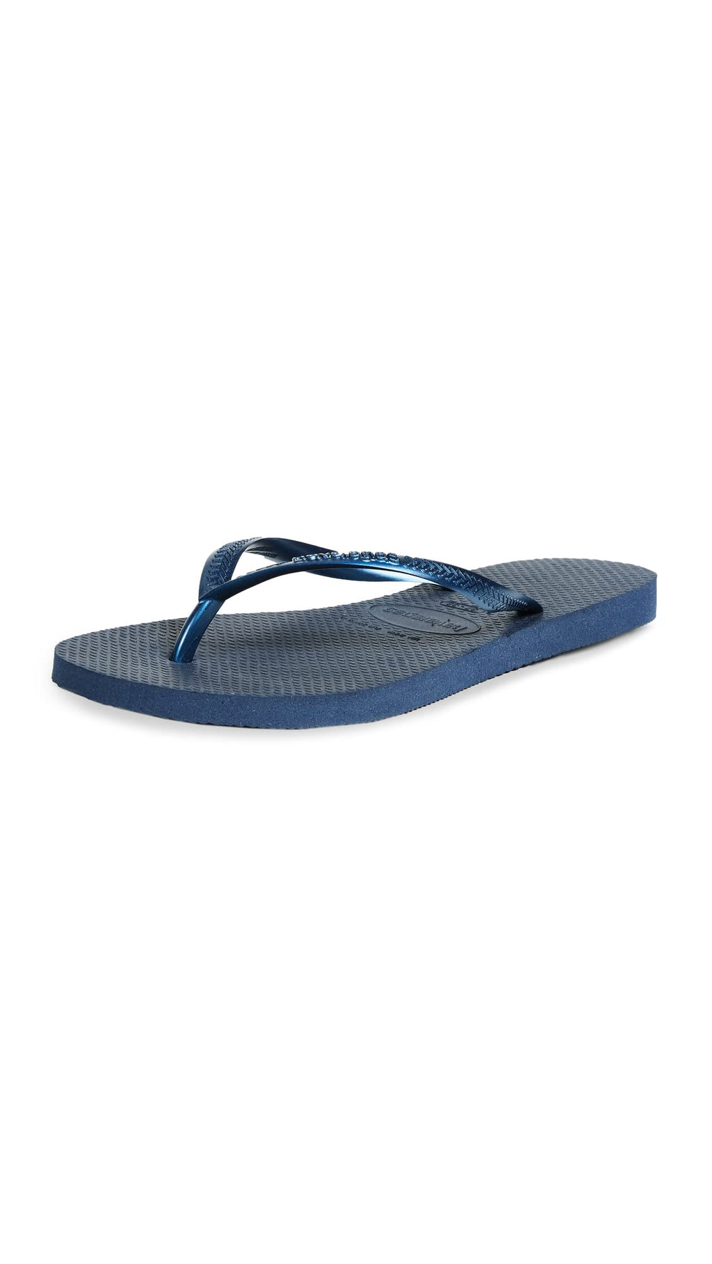Havaianas Women's Slim Flip Flop Sandals, Navy Blue, Size 6 Women's