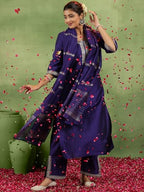 Libas WomenS Silk Blend Kurta Sets (Gs893R