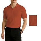 Leriya Fashion MenS Cotton Regular Fit Polo T-Shirt  Plain & Comfortable Orange
