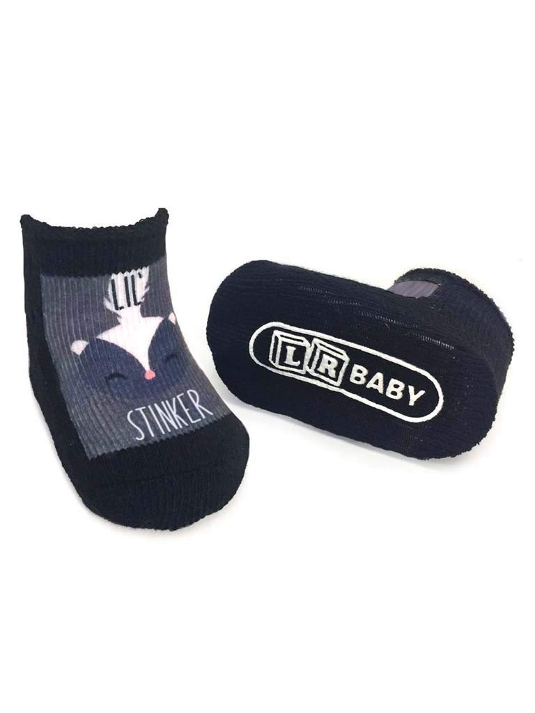 Living Royal Themed Baby Socks, 3D Print, Colorful & Durable, One Size Fits Most, Made in USA, Lil' Stinker Design