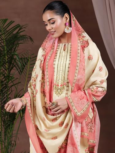 Libas WomenS Polyester Crepe Kurta Set (36939