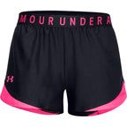 Under Armour Womens Play Up 3.0 Shorts , Black (028)/Cerise , Small