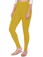 Shasmi WomenS Leggings Cotton Lycra 4 Way Stretchable Skin Fit Light Chikku Colored Ankle Length Leggings For Women (Leggings A