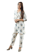 Shienzy Cotton Blend Floral Regular Fit Women'S Kurtas & Kurtis (1528Shz_Blue_Xxl)