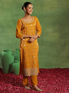 Libas WomenS Silk Blend Kurta Set (48594R