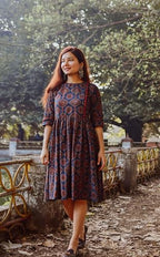 Anni Designer Cotton Blend Women'S Regular Kurta