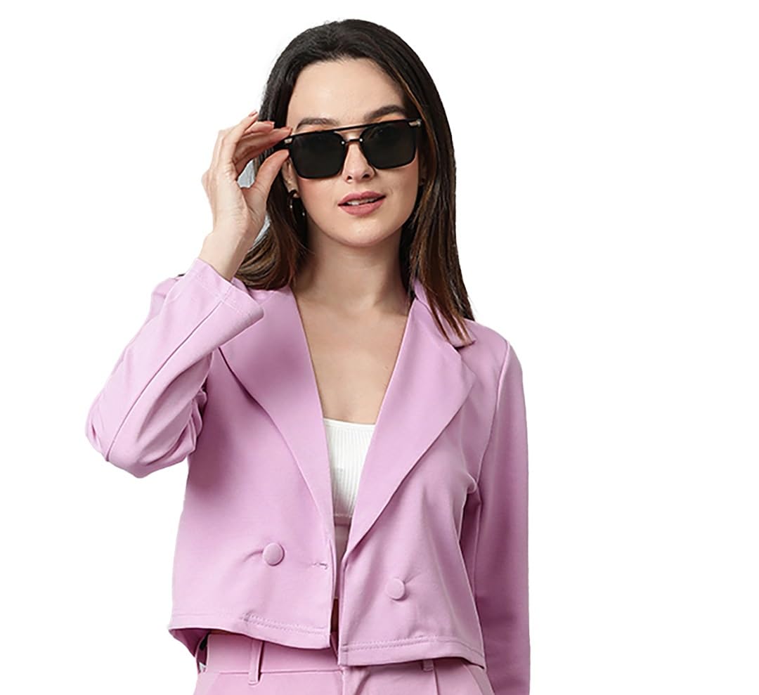 Kotty WomenS Solid Single Breasted Casual Blazer