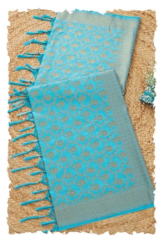 Soch Women Silk Blend Zari Woven Dupatta with Zari