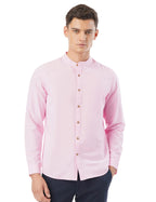 FYLTR Mens Solid Slim Fit 100% Cotton, Linen Look Casual Shirt