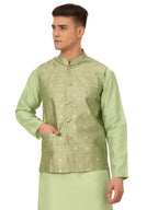 Jompers Mens Woven Design Nehru Jackets