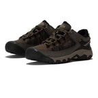 KEEN Men's Targhee 3 Low Height Waterproof Hiking Shoes, Bungee Cord/Black, 10 Wide