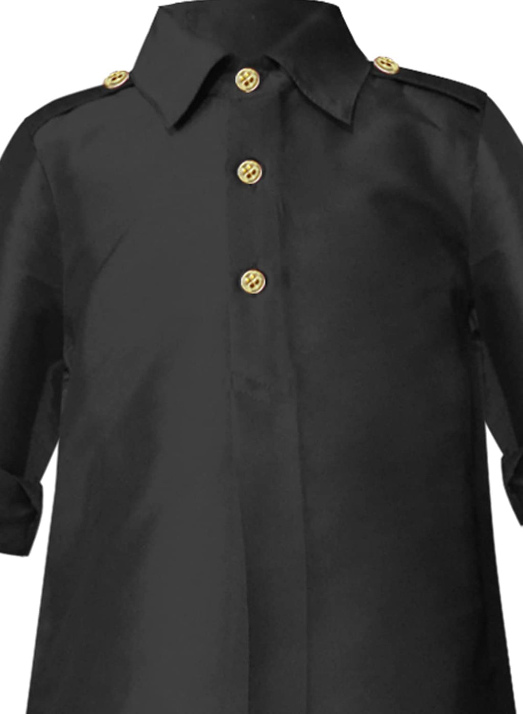 A.T.U.N. (ALL THINGS UBER NICE) Boy's Polyester Solid Full Sleeve Pathani Suit Set | Kurta and Pyjama Set | Ethnic Clothing Set for Festival and Special Occasion | 2 Piece Set