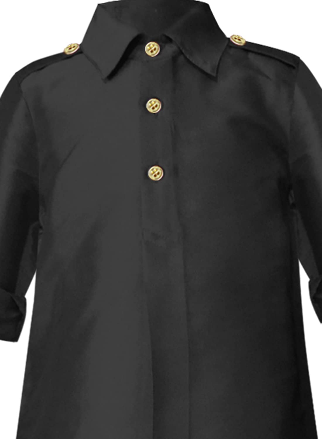 A.T.U.N. (ALL THINGS UBER NICE) Boy's Polyester Solid Full Sleeve Pathani Suit Set | Kurta and Pyjama Set | Ethnic Clothing Set for Festival and Special Occasion | 2 Piece Set