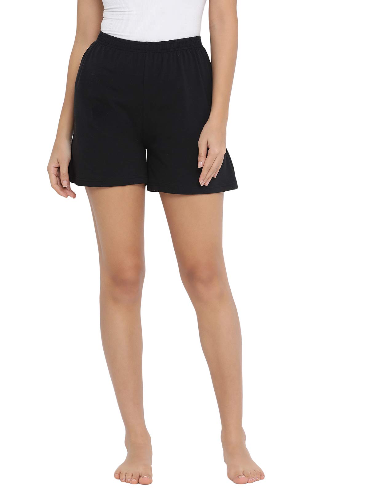 Clovia Womens Cotton Casual Style Pyjama Sleepwear Bottom (Lb0145P13Xxl_Black_Xx-Large)