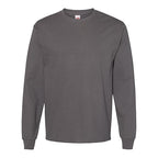 Mens 52 oz comfortSoft cotton Long-Sleeve T-Shirt - WHITE - S(D0102H7Y3Z8)