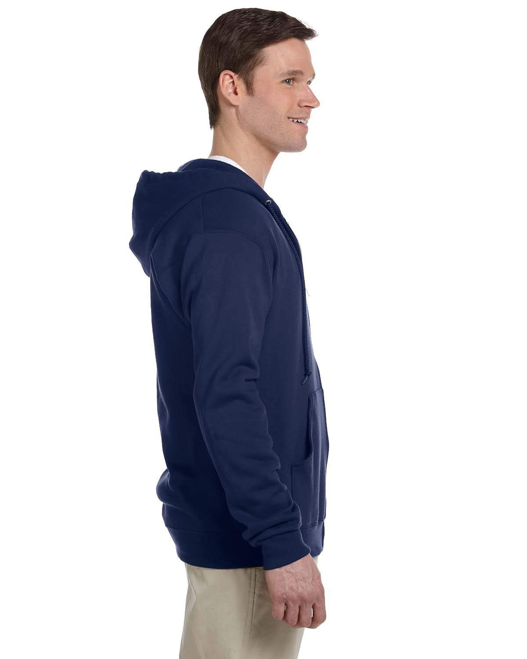 Jerzees mens 993 athletic hoodies, J Navy, Large US