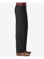 Dockers Men's Relaxed Fit Comfort Khaki Pants, Black Metal, 42W x 30L