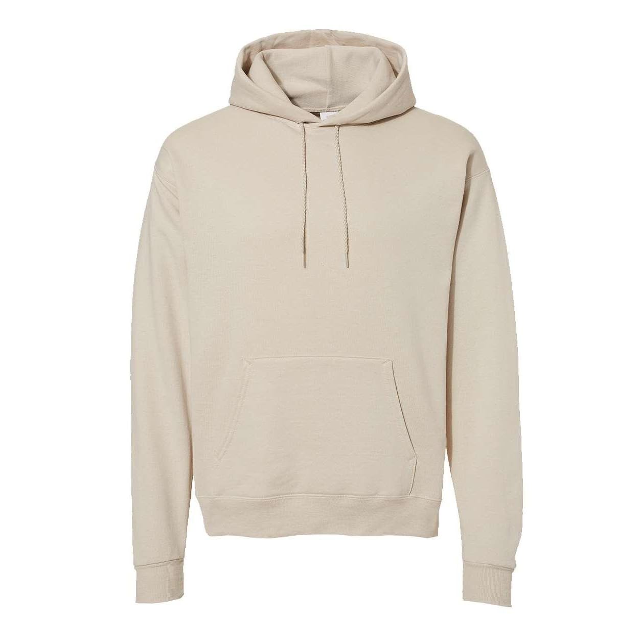 Unisex Ecosmart 5050 Pullover Hooded Sweatshirt - WHITE - S(D0102H7D7D2)
