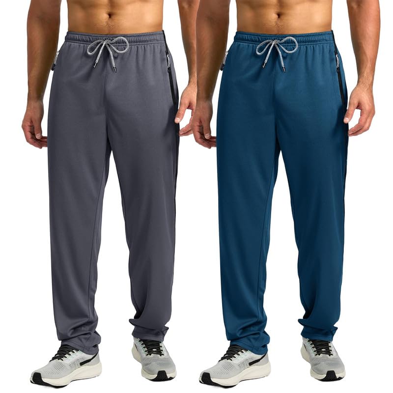 Pinkmint MenS Combo Track Pant L Spendex Pocket Regular Track Pant L Stylish Sports & Gym Wear (Pack Of 2)