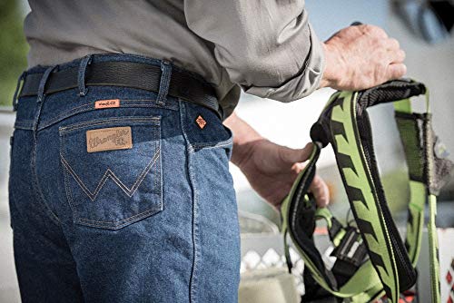 Wrangler Riggs Workwear mens Fr Relaxed Fit jeans, Blue, 34W x 30L US