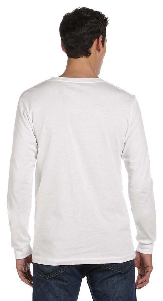 Unisex Jersey Long-Sleeve T-Shirt - RED - S(D0102H7WPWX)