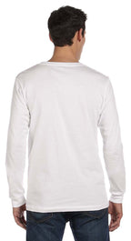 Unisex Jersey Long-Sleeve T-Shirt - RED - S(D0102H7WP8P)