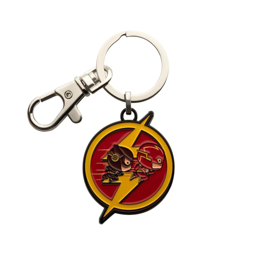 Dc comics The Flash chibi character Metal Keychain