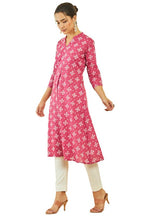 Soch Womens Cotton Slub Bandhani Print A-Line Kurta