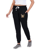 T2F Womens Regular Track Pants (WOM-JOG-01_Black