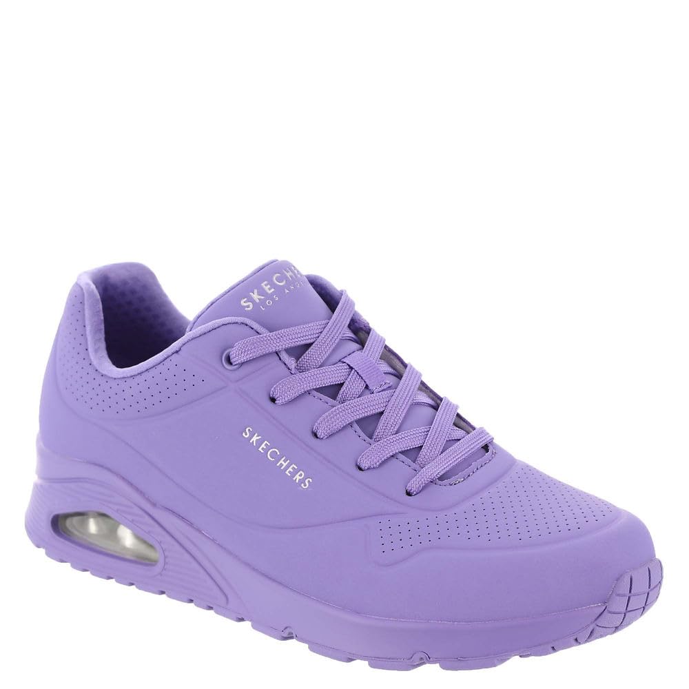 Skechers Women's Uno-Stand on Air Sneaker, Lilac, 7.5