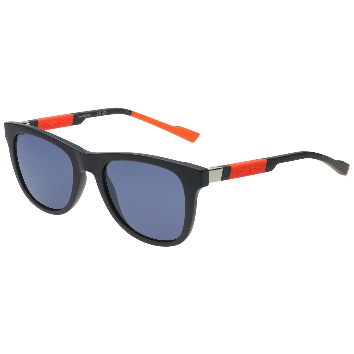 Calvin Klein|Black Full Frame Square Sunglasses|100% Uv Protected (Uv 400) Blue Lens|MenS|Medium|Ck 23507 002 53 S 53