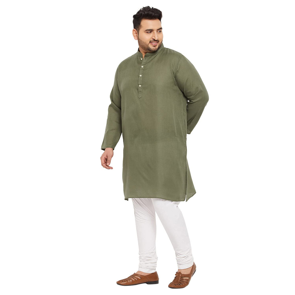 Bigbanana Plus Size Men'S Regular Fit Kurta