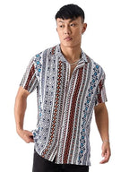 The Souled Store Original Indie Tribe Cotton Holiday Shirts For Men Holiday Shirts Fashionable Trendy Graphic Prints Pop Culture